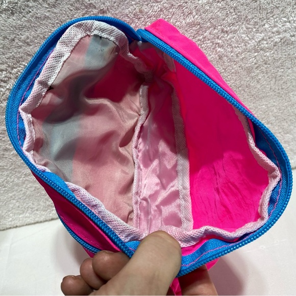 5/$25 Vintage 90s Hilroy Neon Pink and Blue Pencil Bag Case - Picture 7 of 13